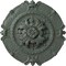 Ekena Millwork Southampton Ceiling Medallion, Hand-Painted Cloud Burst Crackle, 16 1/2"OD x 2 3/8"P CM16SOCBC - alternate 1